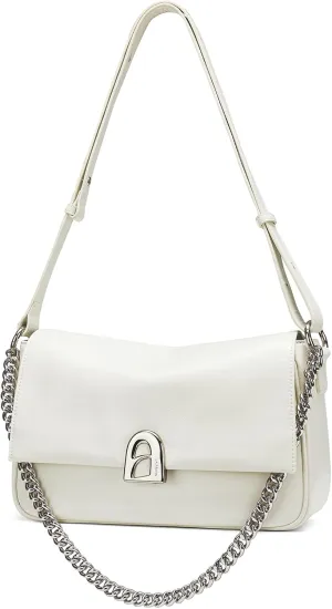 LA FESTIN Leather Crossbody Purse for Women Small Shoulder Bag with Adjustable Strap Trendy Designer Purses and Handbags