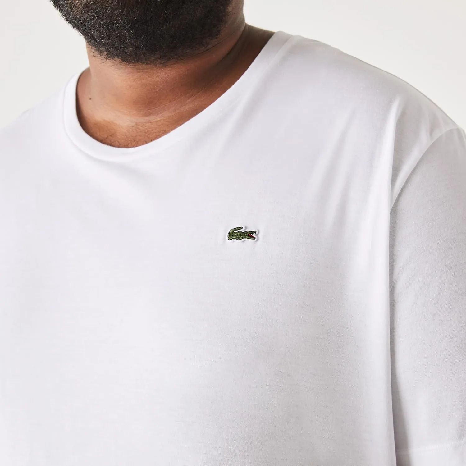 Lacoste Men's Big Fit Crew Neck Cotton Jersey T-Shirt