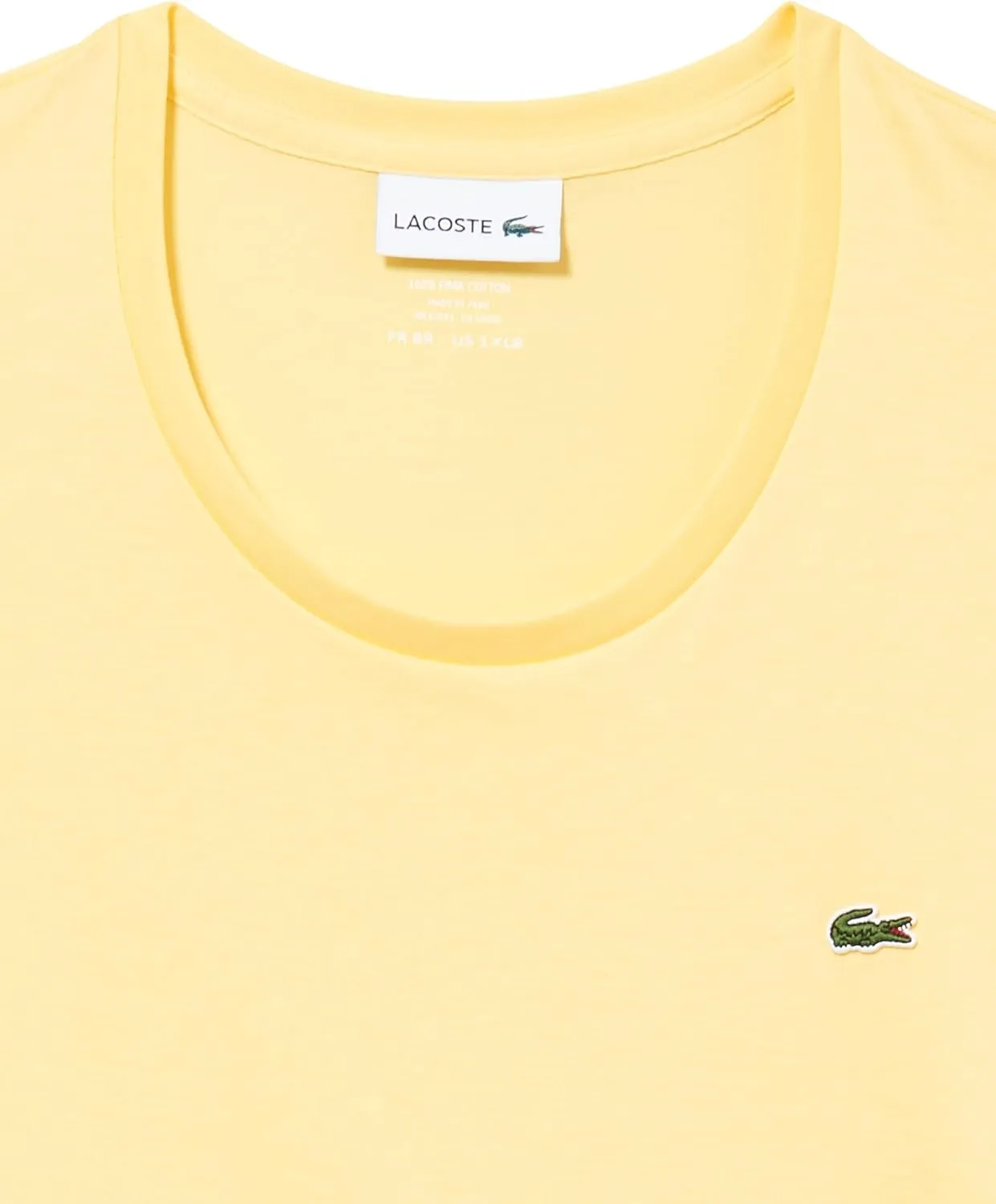 Lacoste Men's Big Fit Crew Neck Cotton Jersey T-Shirt
