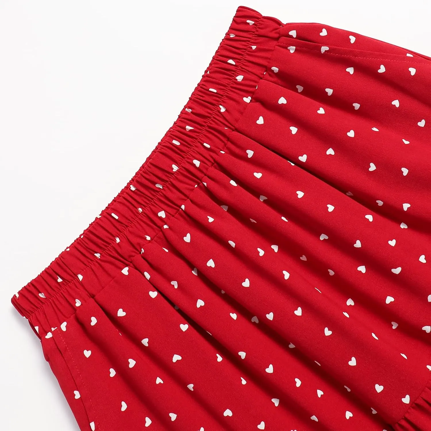 Ladies' Elastic Waist Skirt A Casual Pleated Skirt with Pockets in Spring Summer Autumn and Winter