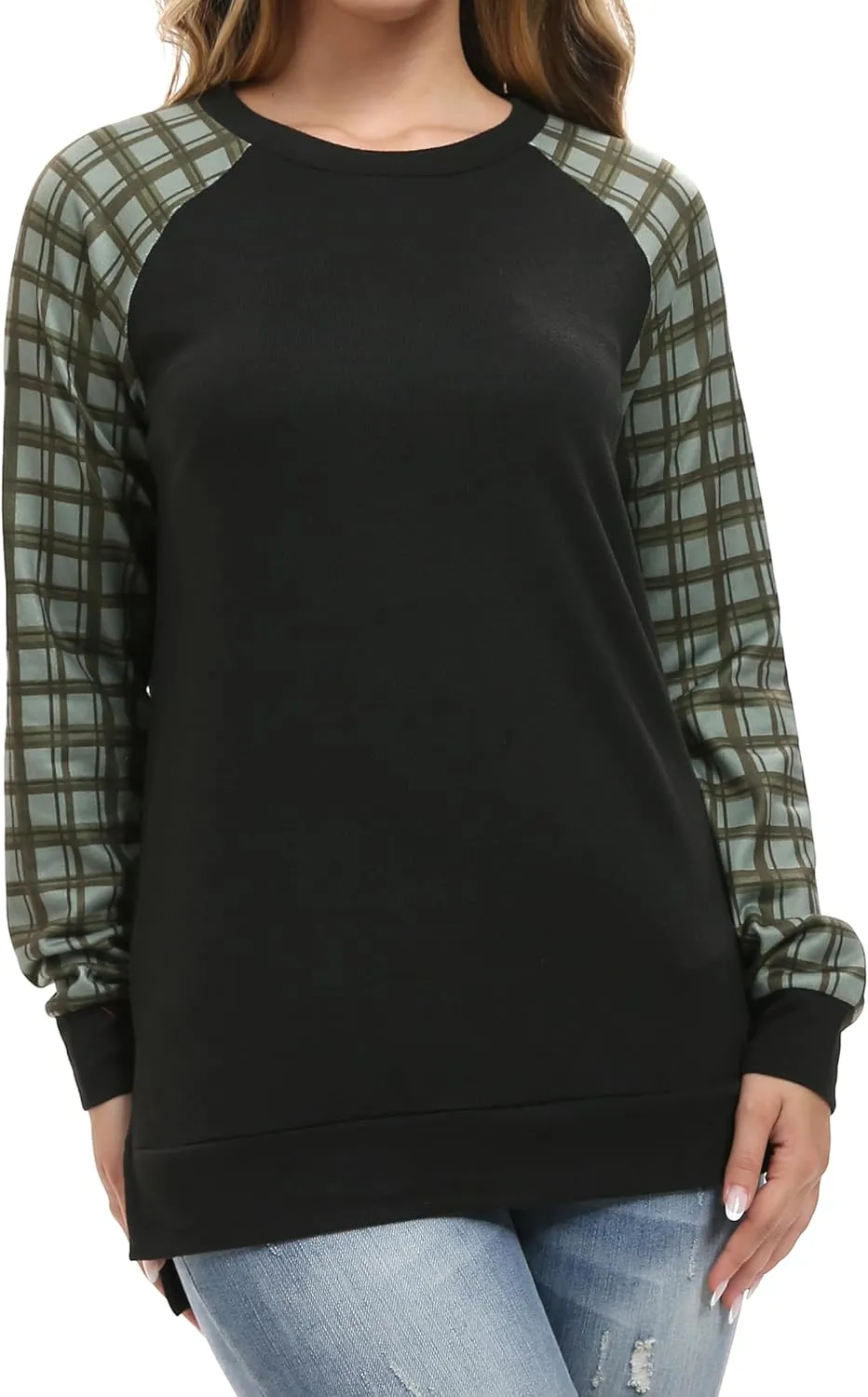 levaca Womens Long Sleeve Tops Casual Dressy Pullover Tunic Shirts