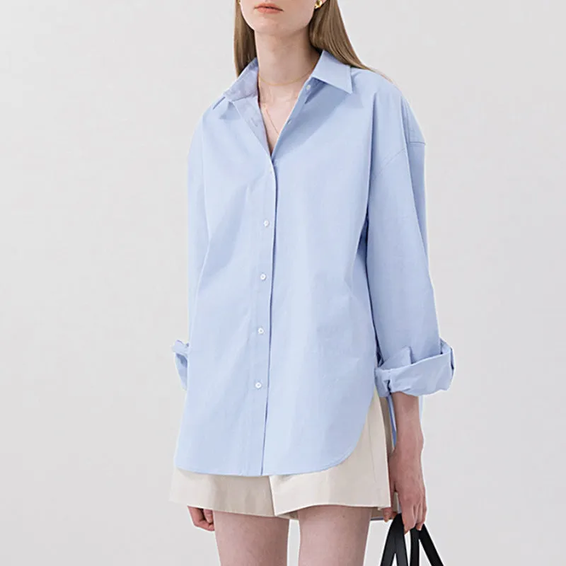 Linen blend shorts