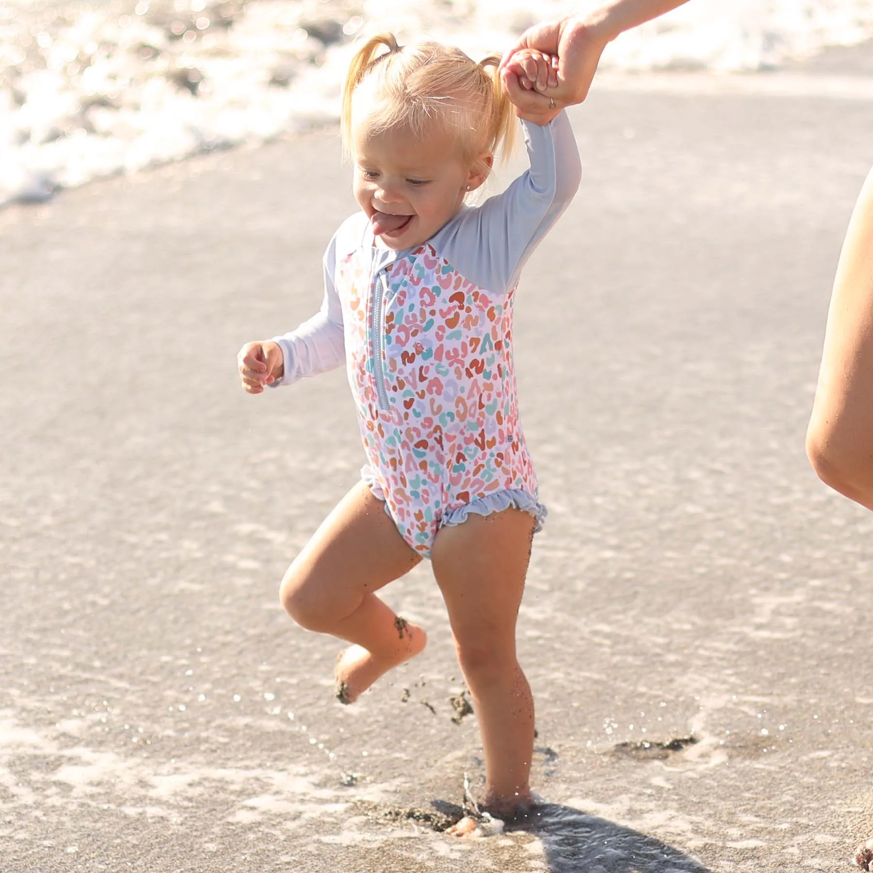 Long Sleeve Rash Guard with Front Zipper | All Prints