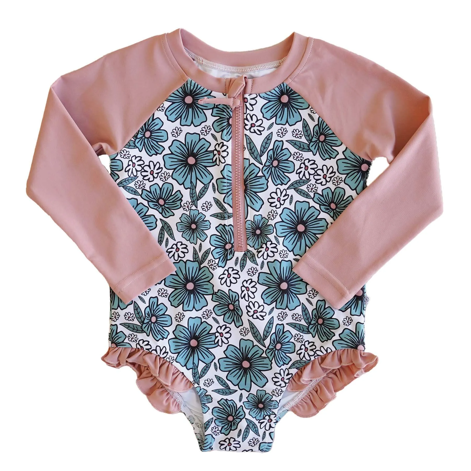 Long Sleeve Rash Guard with Front Zipper | All Prints