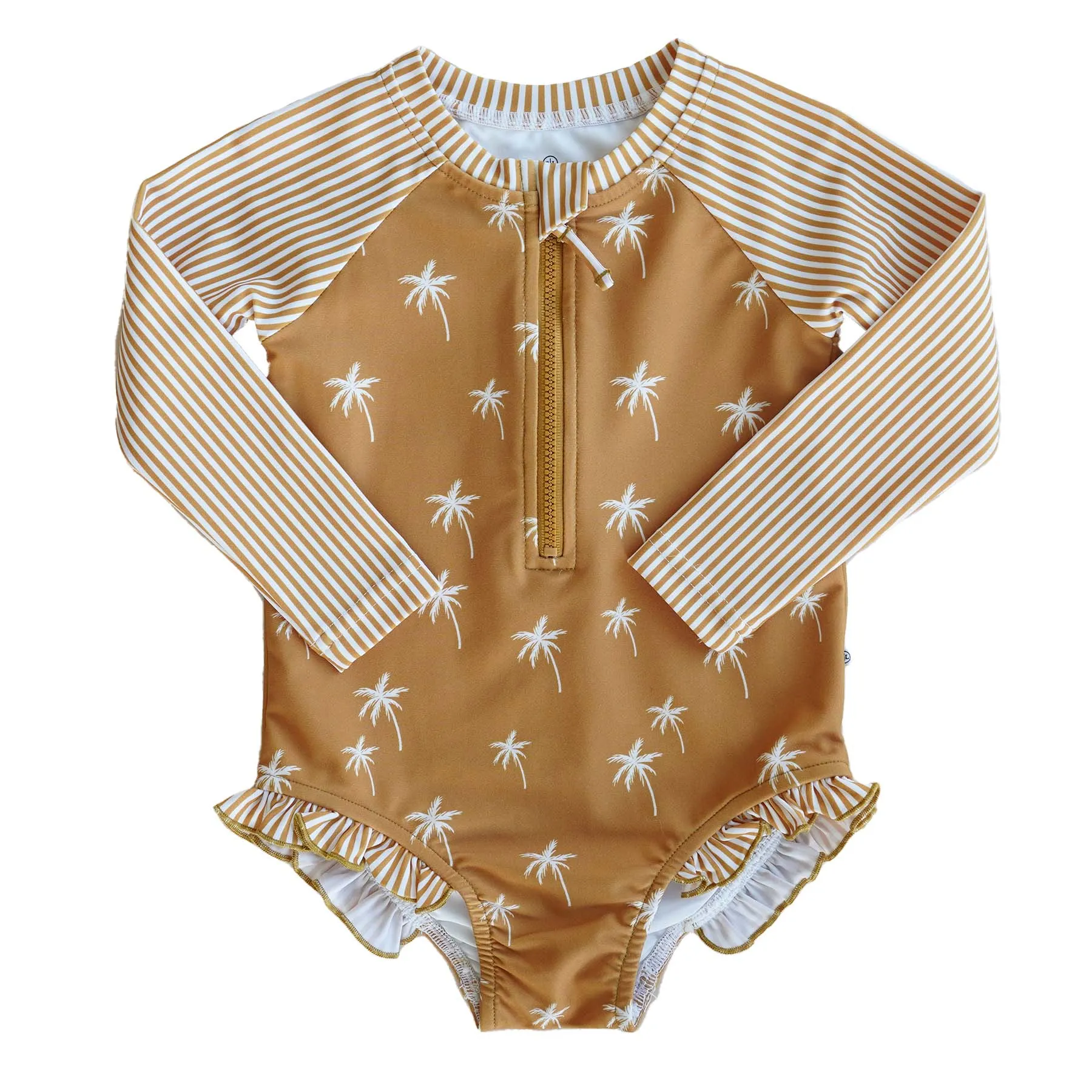 Long Sleeve Rash Guard with Front Zipper | All Prints