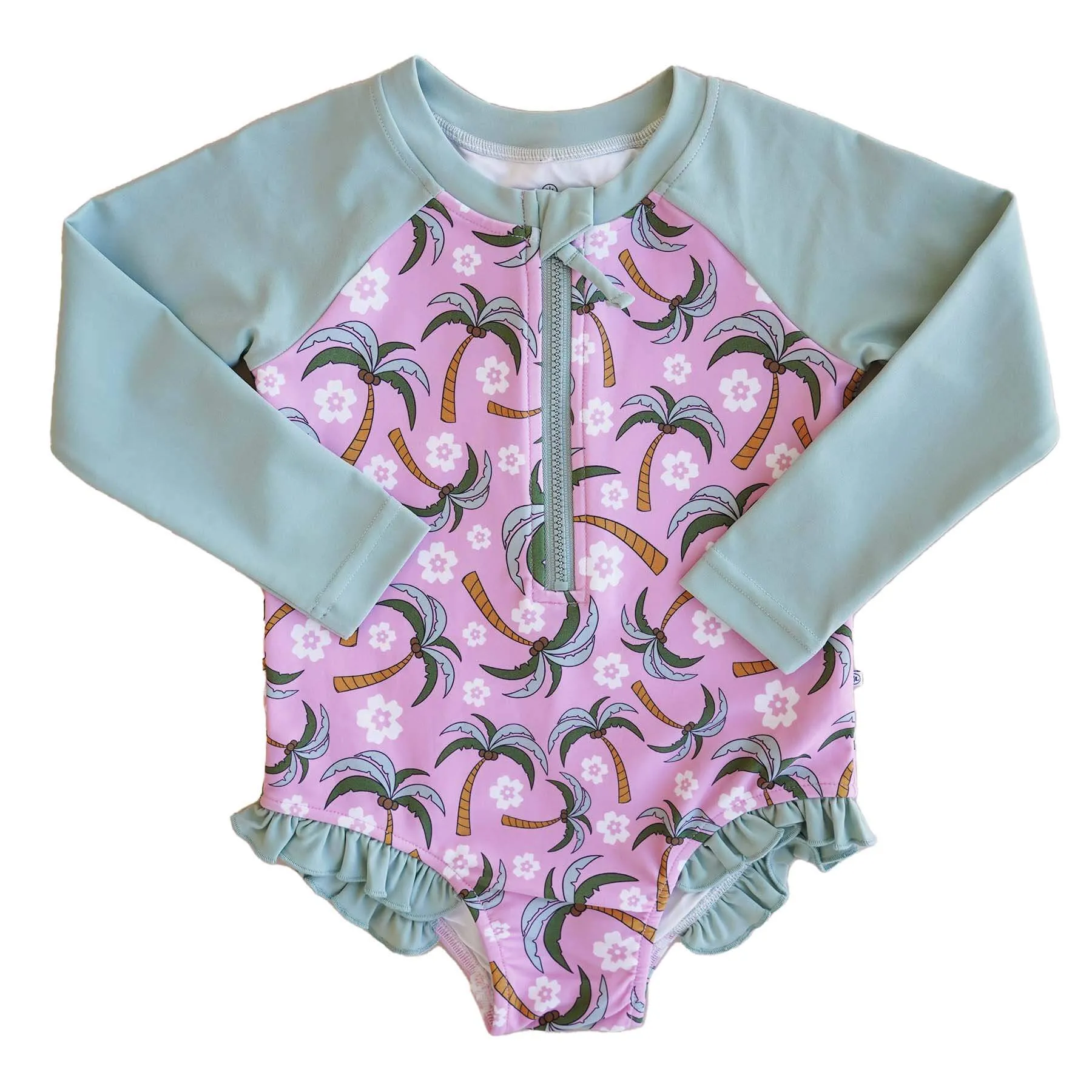 Long Sleeve Rash Guard with Front Zipper | All Prints