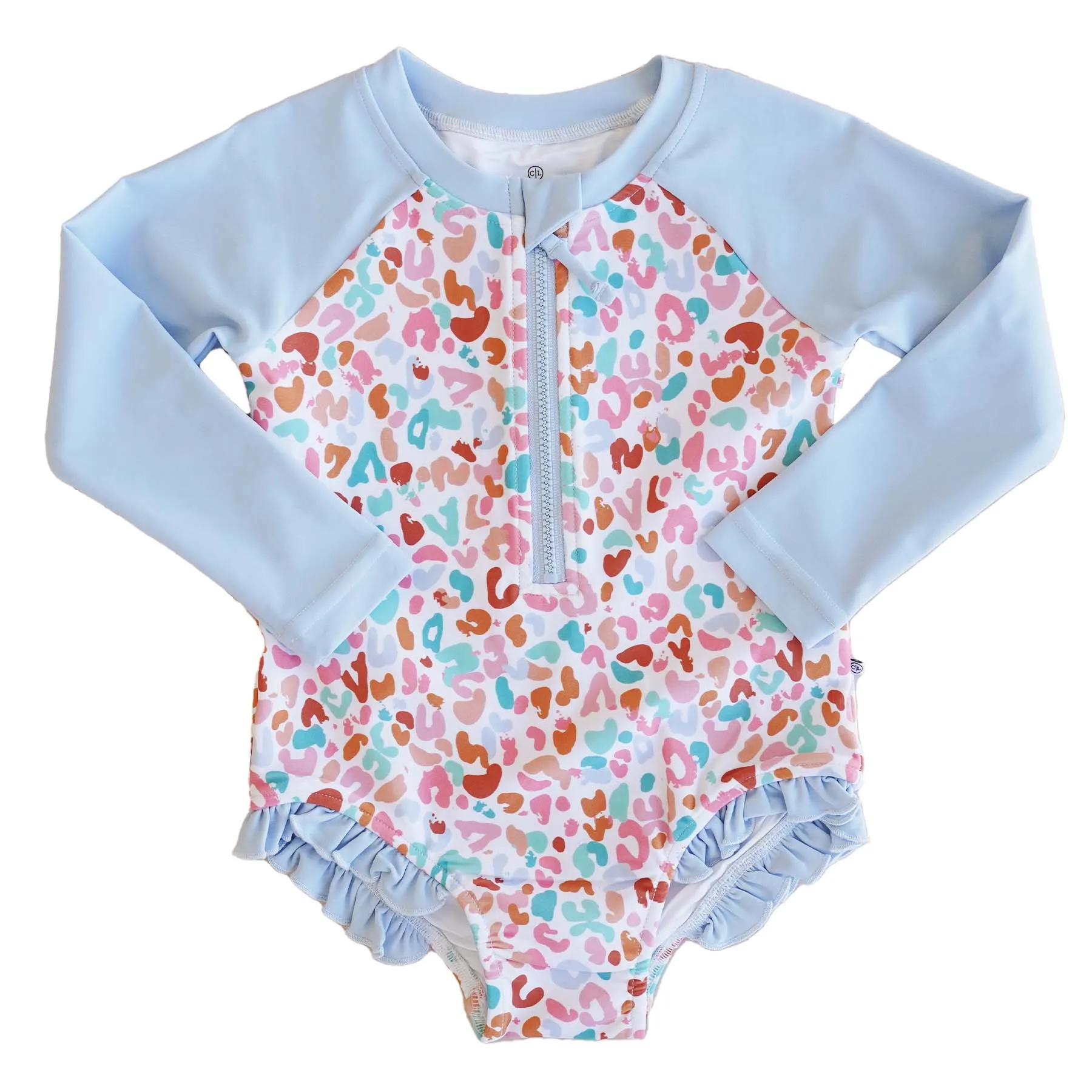 Long Sleeve Rash Guard with Front Zipper | All Prints