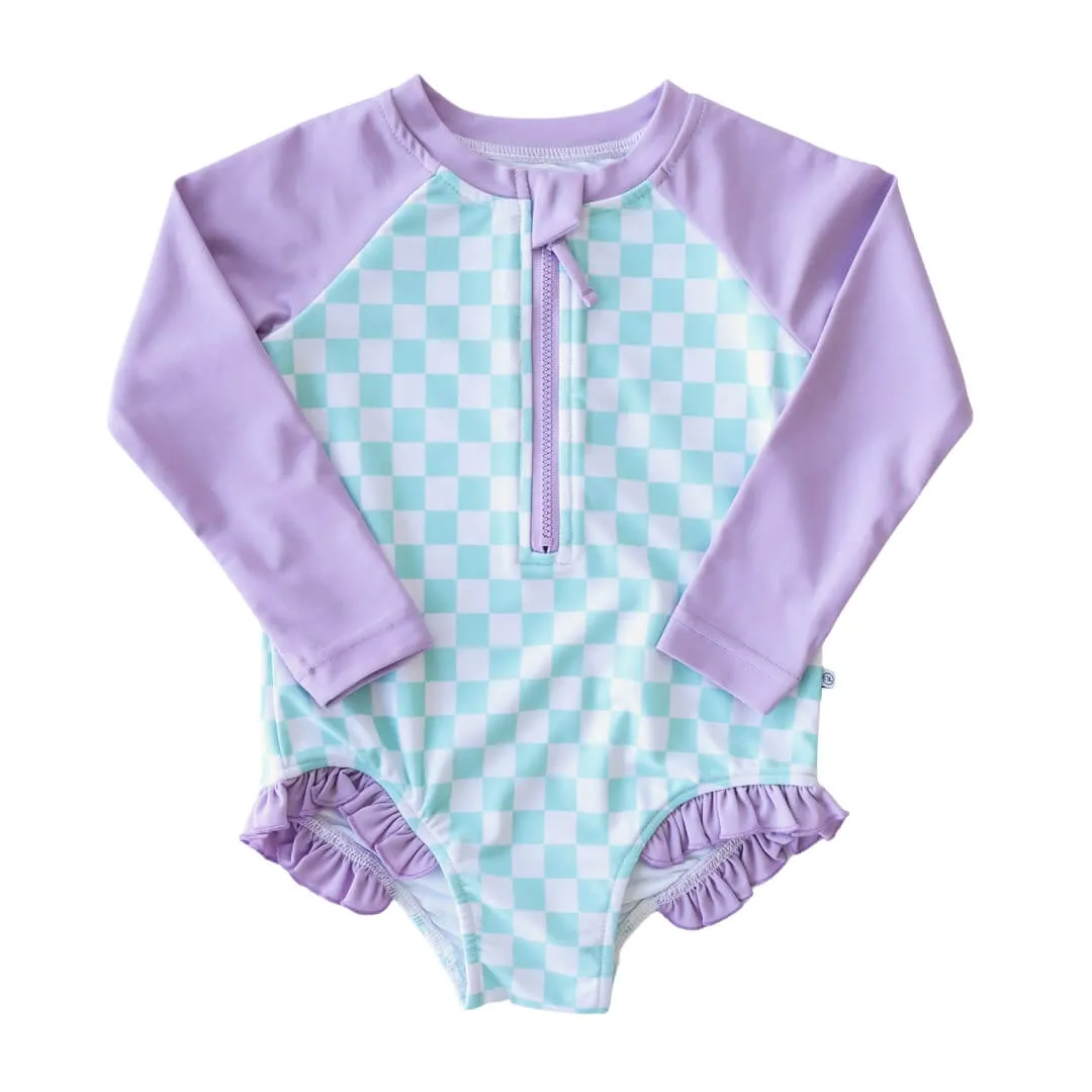 Long Sleeve Rash Guard with Front Zipper | All Prints