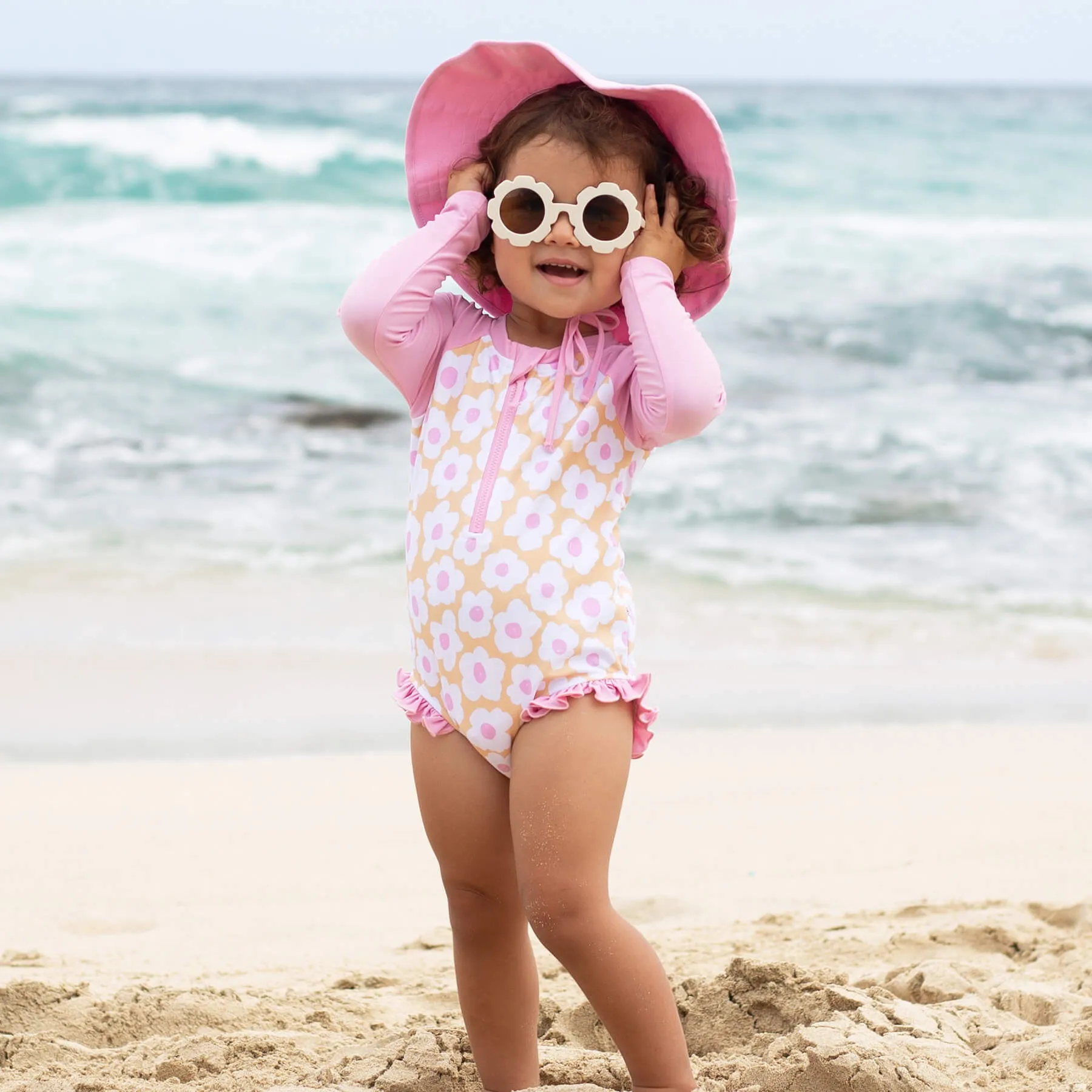 Long Sleeve Rash Guard with Front Zipper | All Prints
