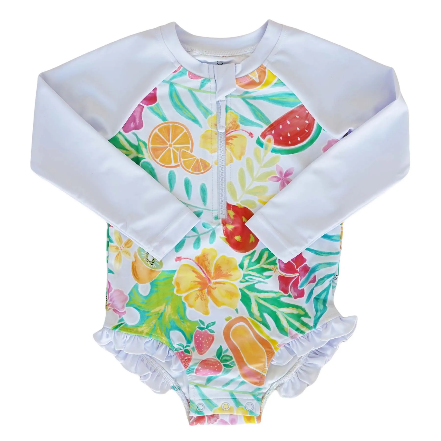 Long Sleeve Rash Guard with Front Zipper | All Prints