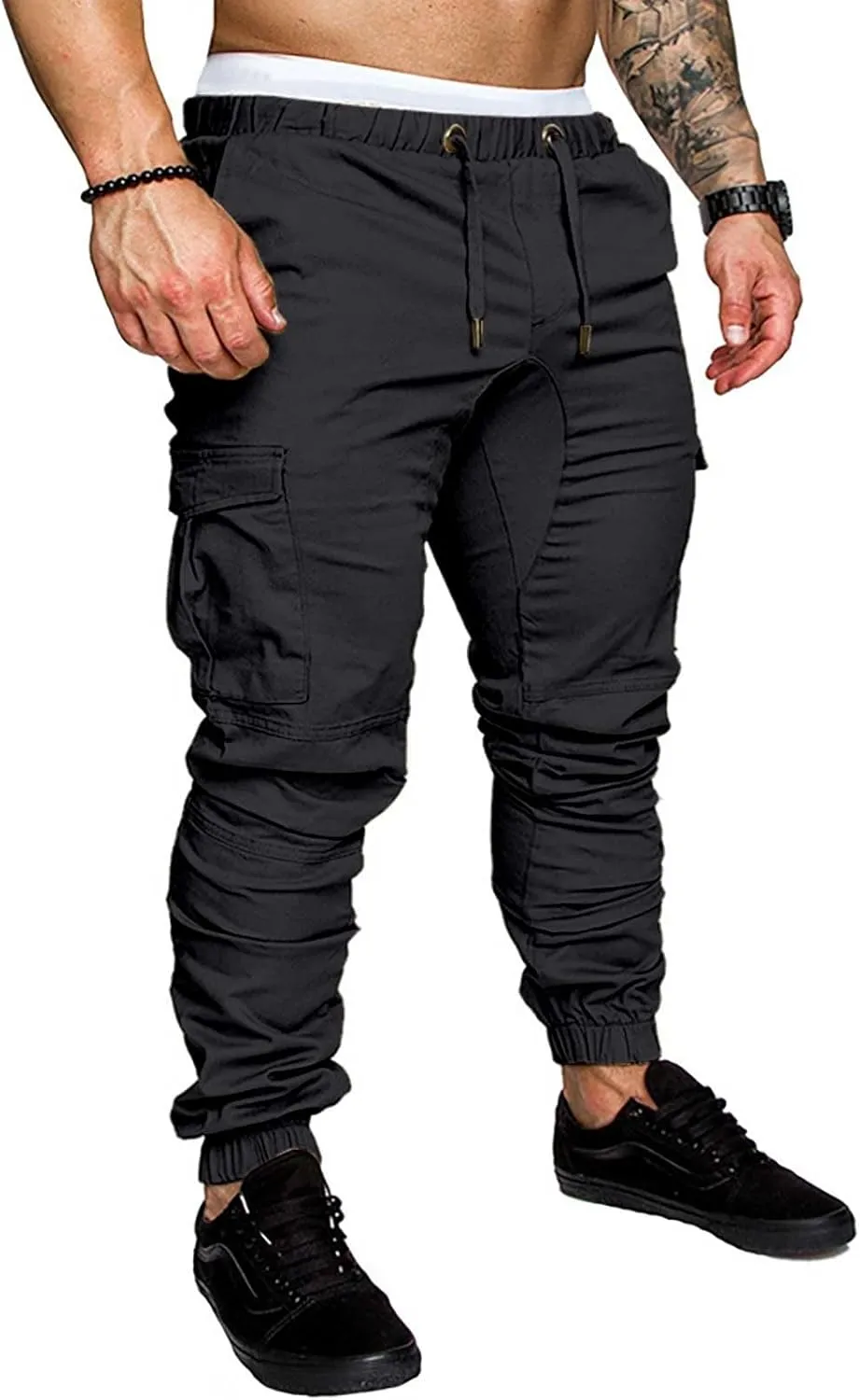 Men Joggers Mens Fashion Joggers Sports Pants Casual Cotton Cargo Pants Gym Sweatpants Trousers Mens Casual Cotton