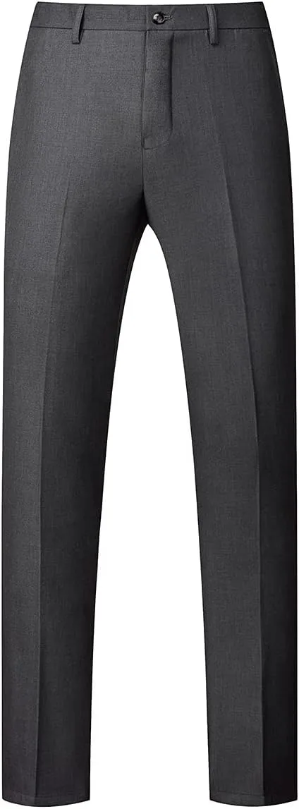 Mens 3 Piece Tuxedo Suits Slim Fit Casual Suit Blazer Two Button Wedding Prom Jackets Vest&Trousers