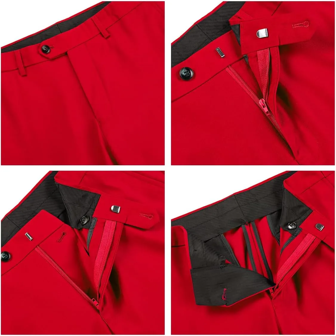 Mens 3 Piece Tuxedo Suits Slim Fit Casual Suit Blazer Two Button Wedding Prom Jackets Vest&Trousers
