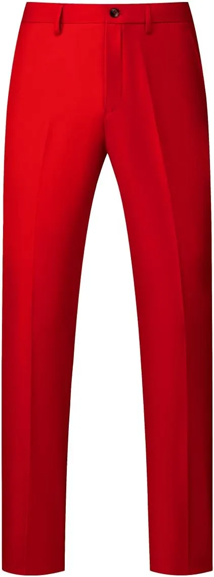 Mens 3 Piece Tuxedo Suits Slim Fit Casual Suit Blazer Two Button Wedding Prom Jackets Vest&Trousers