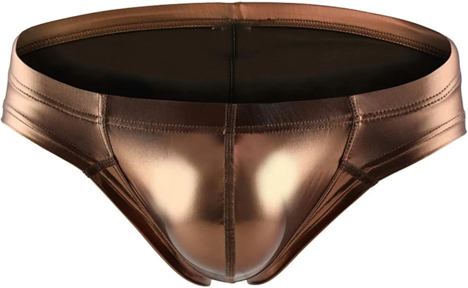 Mens Boxer Briefs Men's Fashion Underpants Leather Wrinkled Undewear Pant Small Boxer Briefs With Bronzing