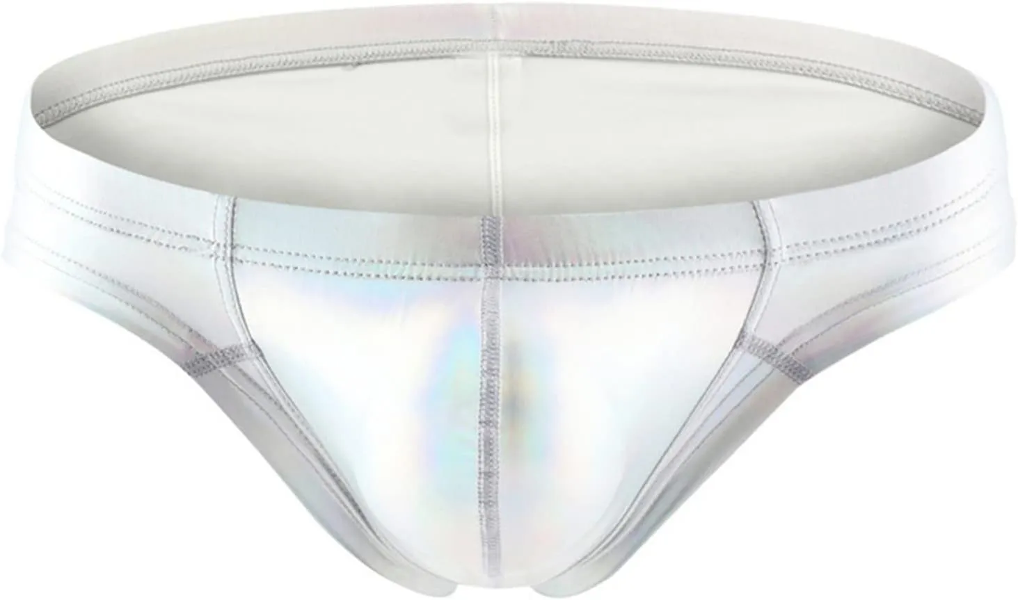 Mens Boxer Briefs Men's Fashion Underpants Leather Wrinkled Undewear Pant Small Boxer Briefs With Bronzing