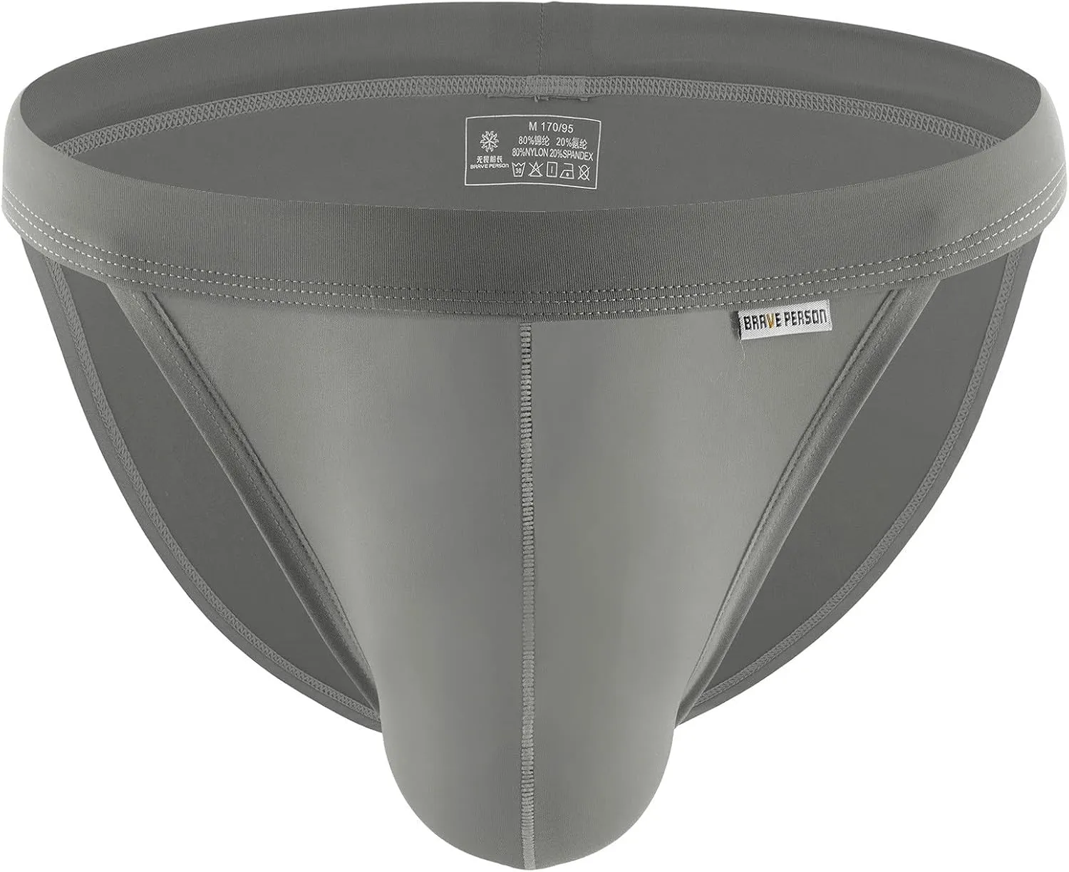Men's Briefs Comfort Underwear Low Waist Soft Bulge Pouch Male Panties Breathable Thong Athletic Underpants