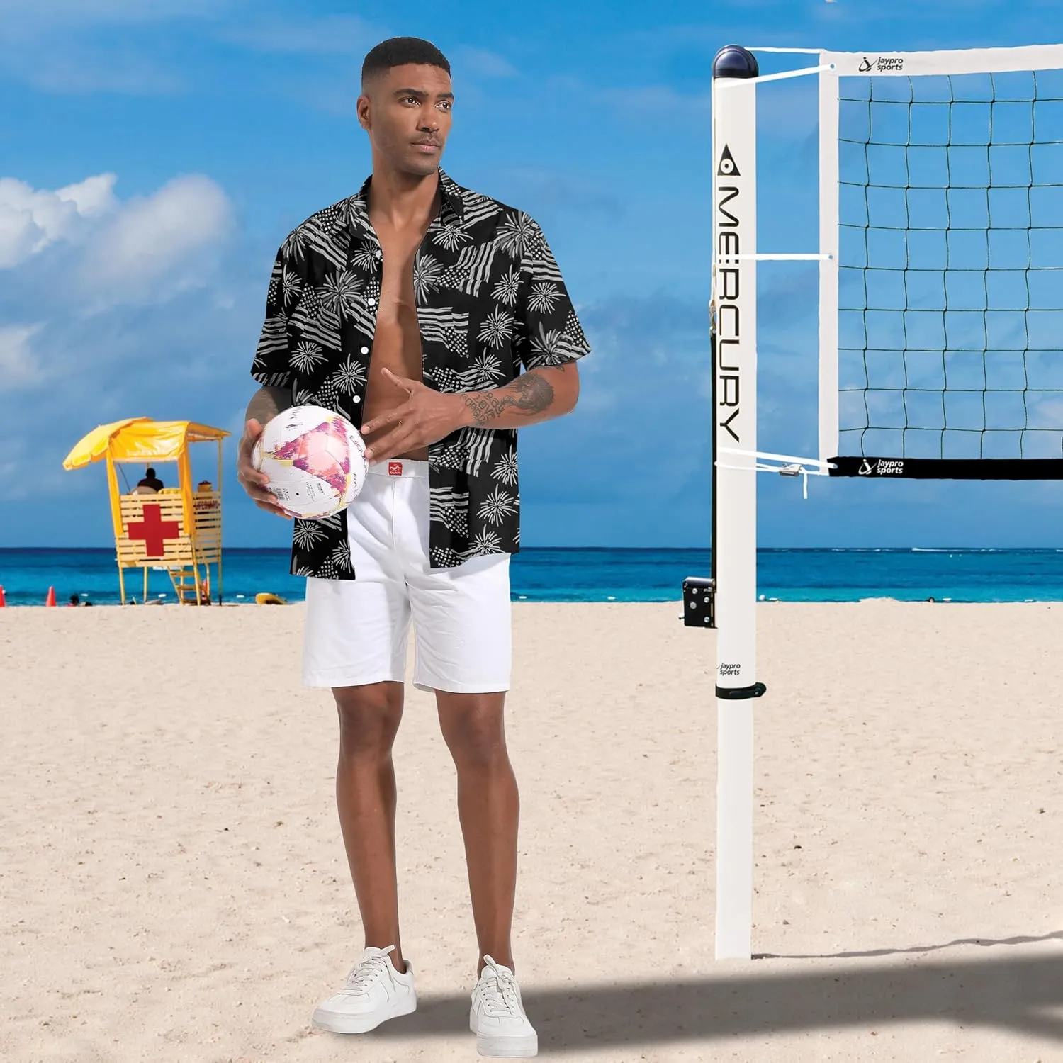 Men's Casual Button Down Shirts Regular Fit Print Short Sleeve Hawaiian Shirt for Men