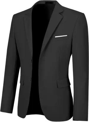 Men's Casual Suit Blazer Tux Separates Jacket Slim Fit 2 Button Lightweight Men Suits Sport Coats for Wedding Prom Party