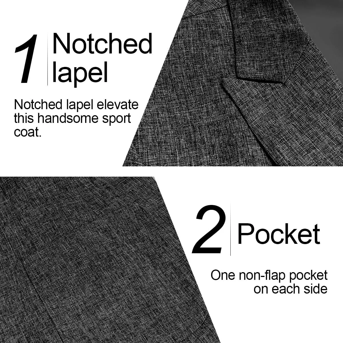 Men's Causal Suit Blazer Slim Fit Sport Jackets for Men Two Button Business Wedding Party Banquet