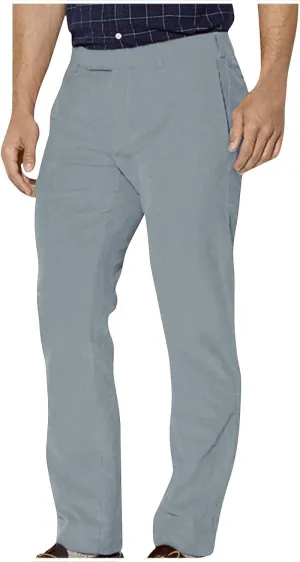 Men's Cotton Linen Dress Pants Casual Lightweight Flat-Front Stretch Chino Pants Business Slim Fit Trousers for Men