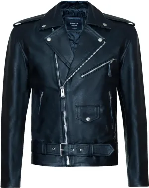 Mens Fringe Hide Leather Brando Tasseled Motorcycle Jacket Retro Biker