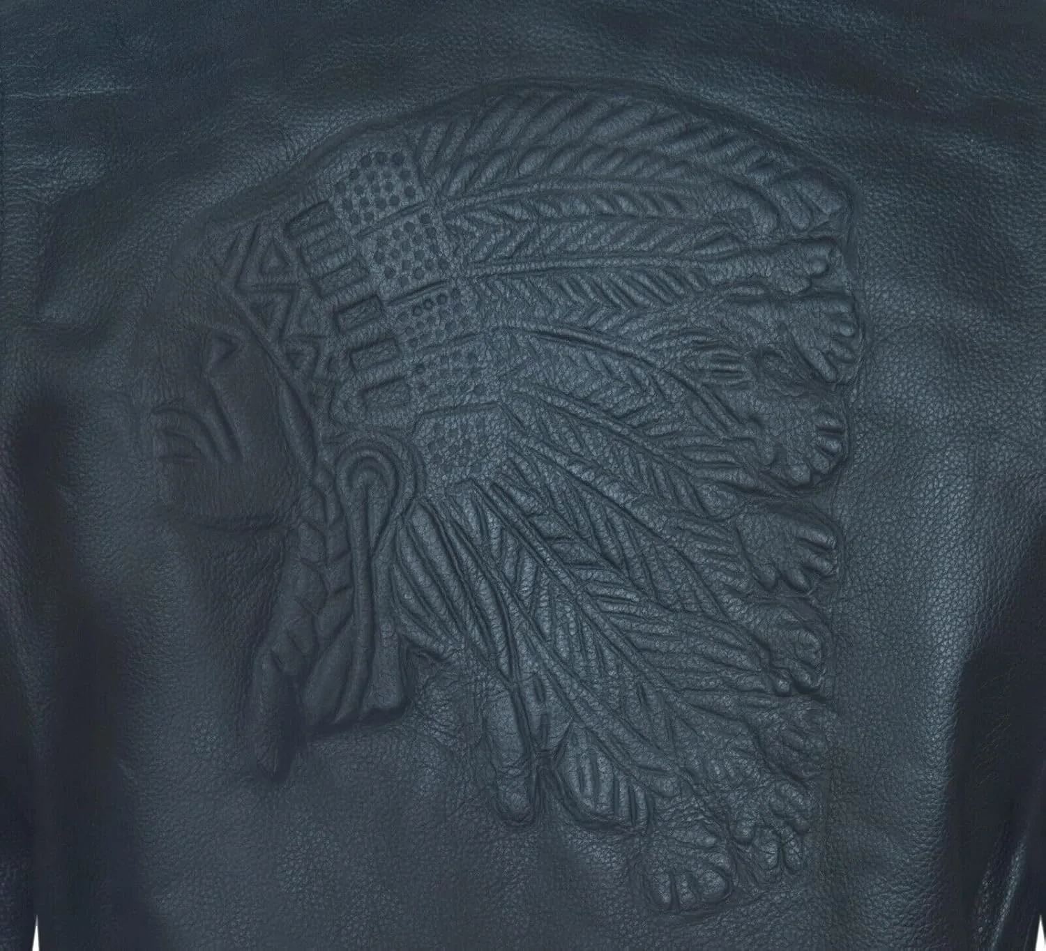 Mens Fringe Hide Leather Brando Tasseled Motorcycle Jacket Retro Biker