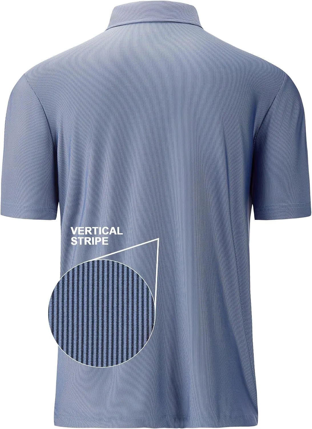 Mens Golf Shirt Moisture Wicking Dry Fit Print Performance Short Sleeve Polo Shirts for Men