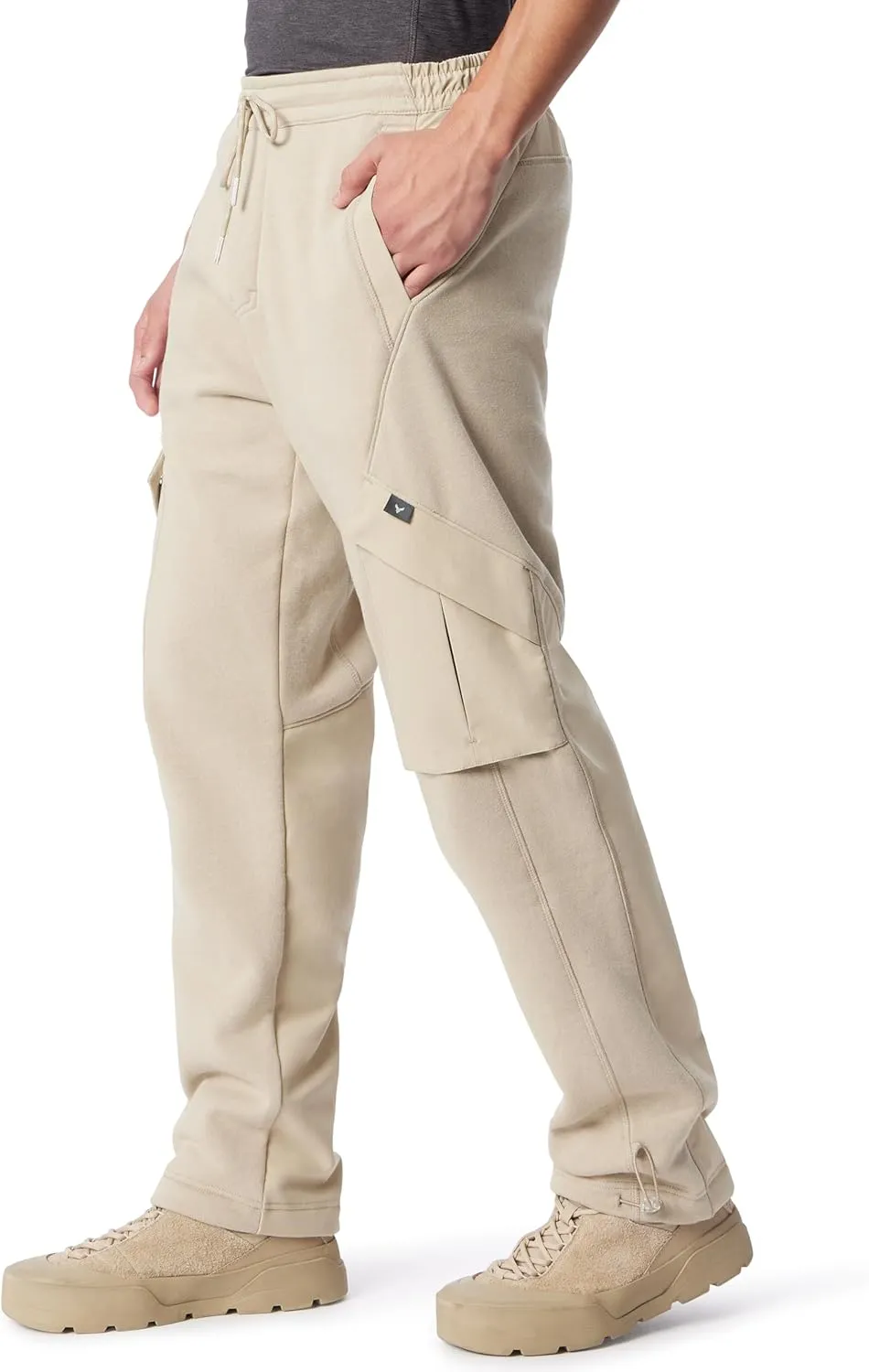 Men's Motor Cross Pull on Sweat Pant with Cargo Pockets Standard