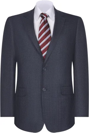 Men's Sports Coat Stylish Classic Fit Plaid Blazer 2 Button Single Breasted Spots Jacket for Casual Wear