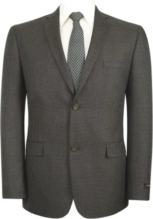 Men's Sports Coat Stylish Classic Fit Plaid Blazer 2 Button Single Breasted Spots Jacket for Casual Wear