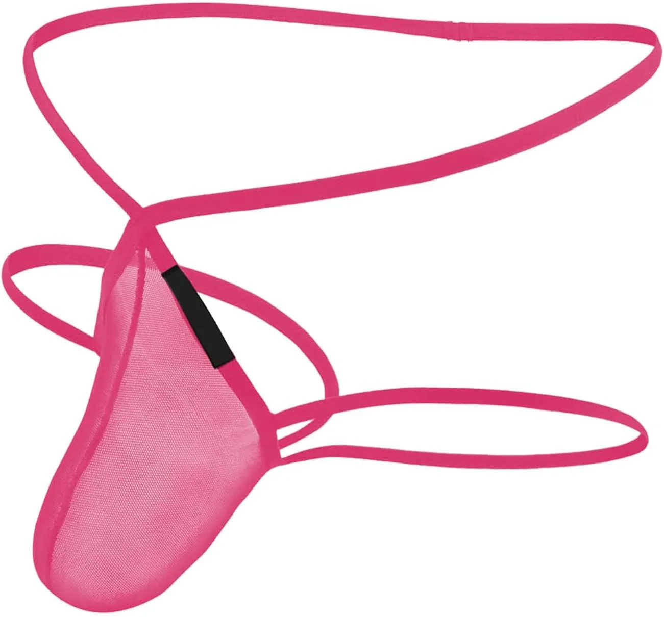 Mens String Bikini Underwear Solid Color Low Rise G-String Briefs Men's Exotic Comfort Under Panties