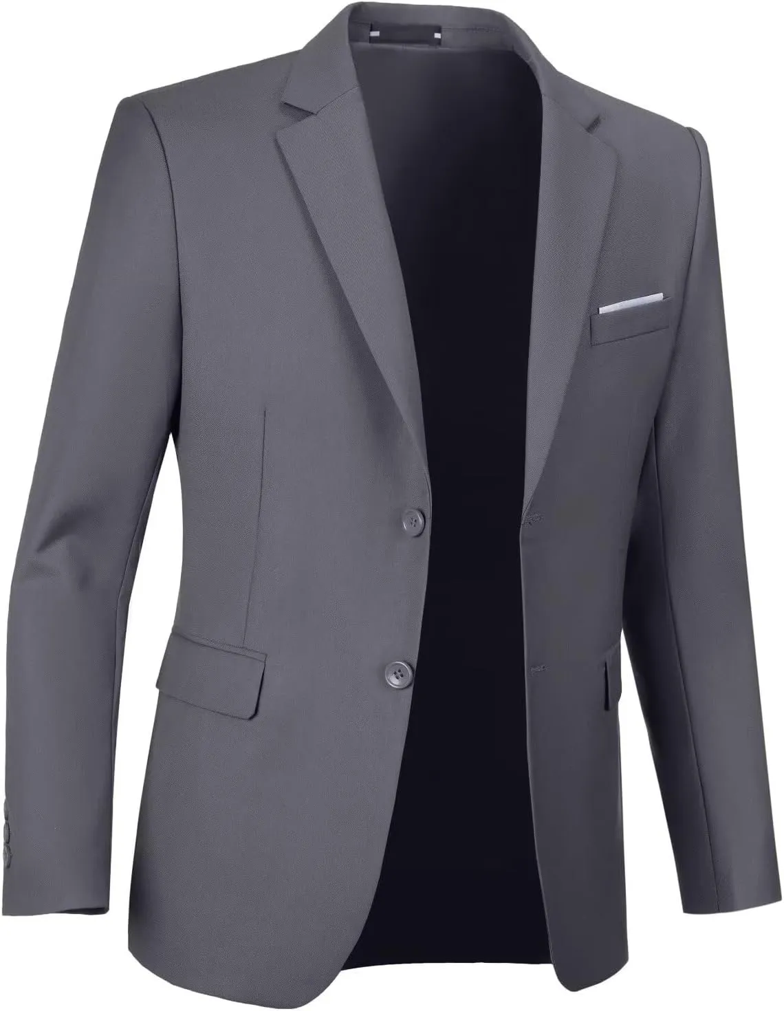Mens Suit Jackets Casual Two Button Slim Fit Blazers Suit Separates Coat Sport Coats with Pockets for Wedding Prom Party