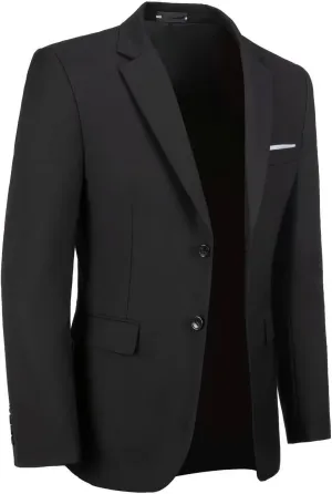 Mens Suit Jackets Casual Two Button Slim Fit Blazers Suit Separates Coat Sport Coats with Pockets for Wedding Prom Party