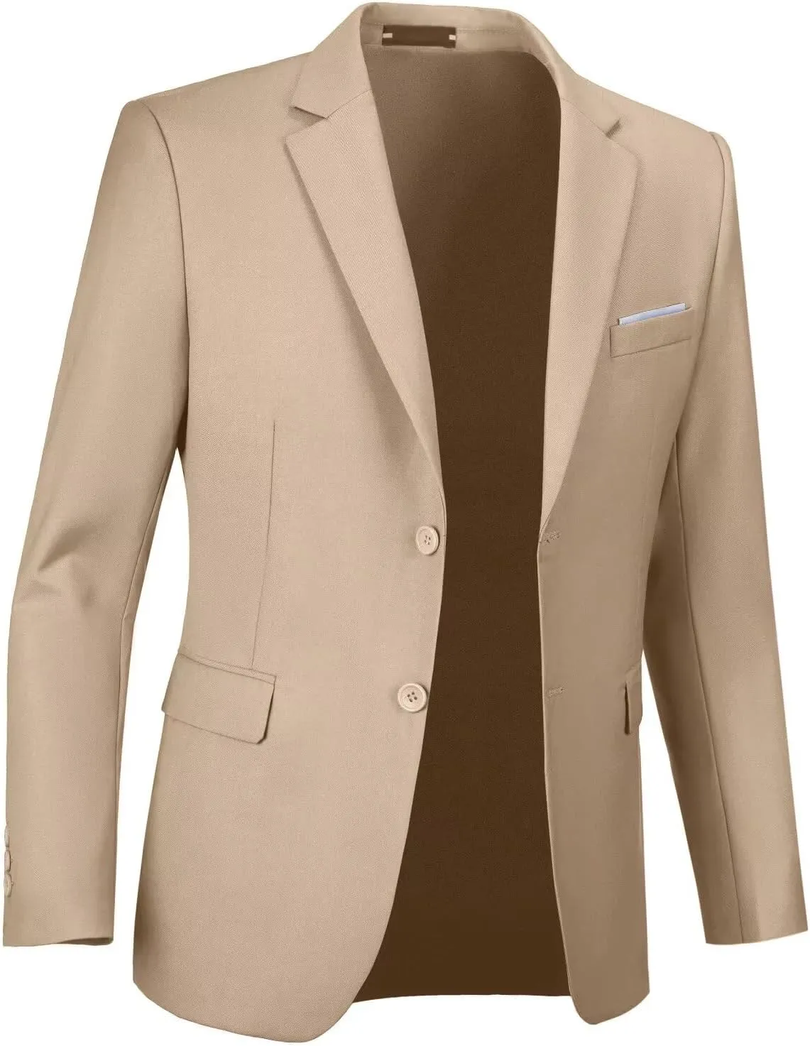 Mens Suit Jackets Casual Two Button Slim Fit Blazers Suit Separates Coat Sport Coats with Pockets for Wedding Prom Party