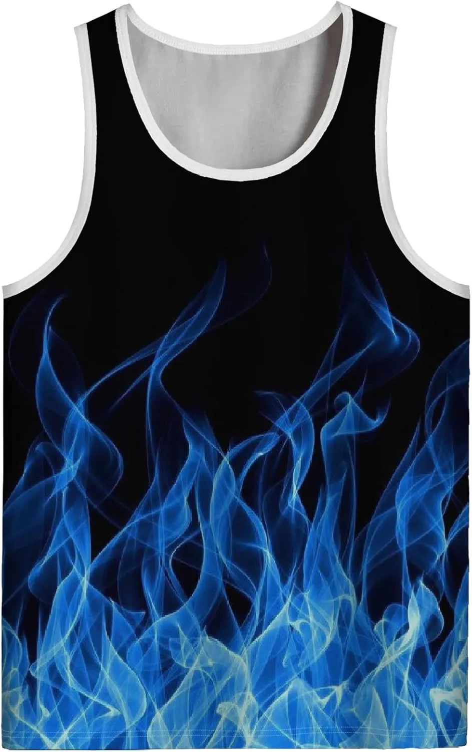 Mens Tank Tops Hawaiian Sleeveless Shirts Graphic Beach Coconut Tree Gym Tank Top
