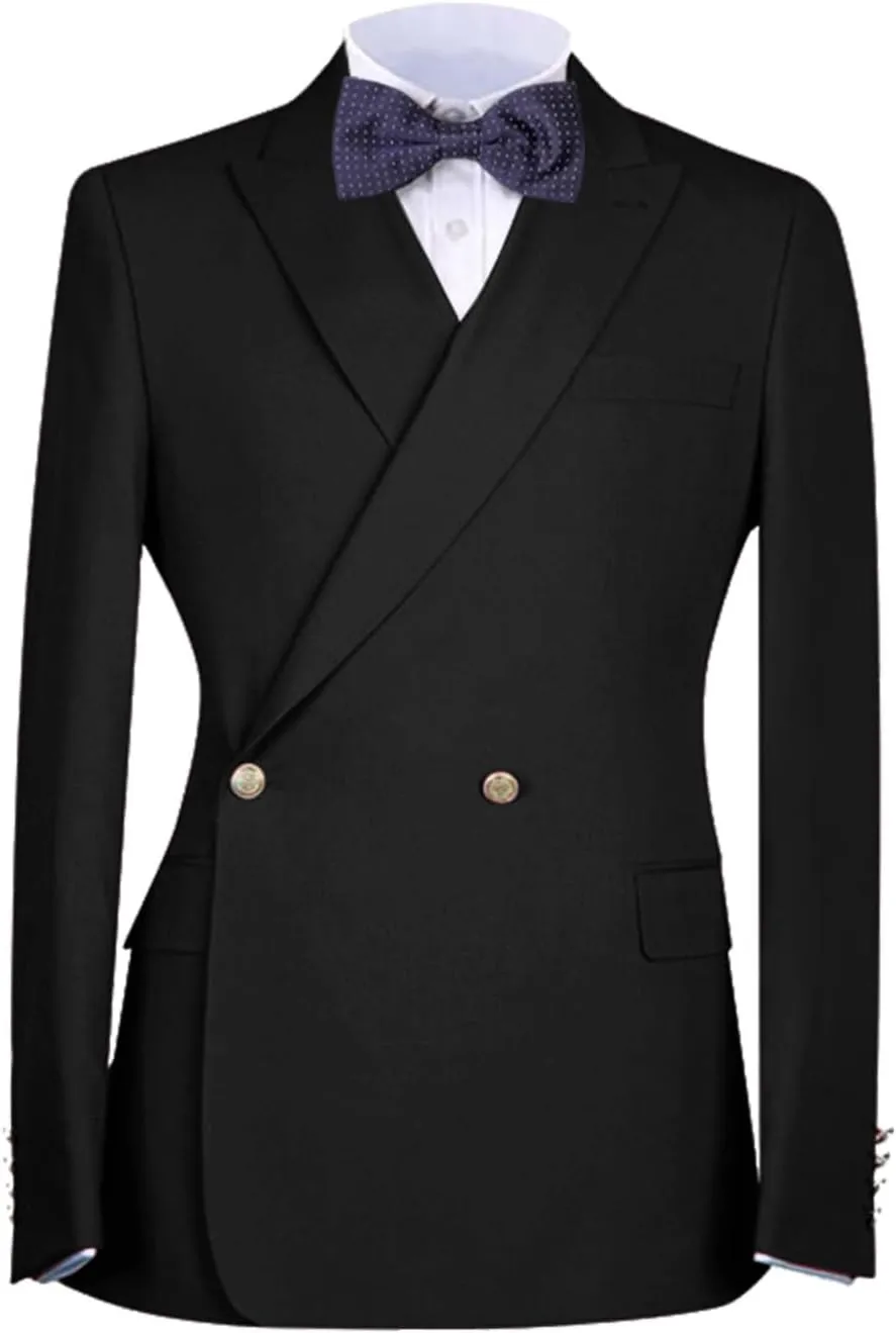 Mens Tuxedo Jackets Slim Fit Suit Blazer for Men Double Breasted Homecoming Prom Suit Separate Blazer