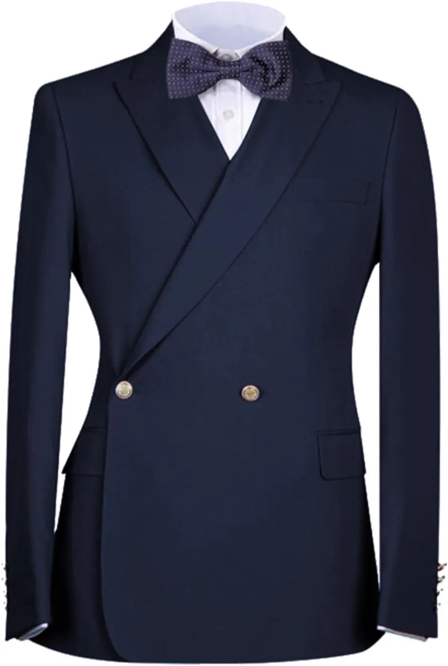 Mens Tuxedo Jackets Slim Fit Suit Blazer for Men Double Breasted Homecoming Prom Suit Separate Blazer