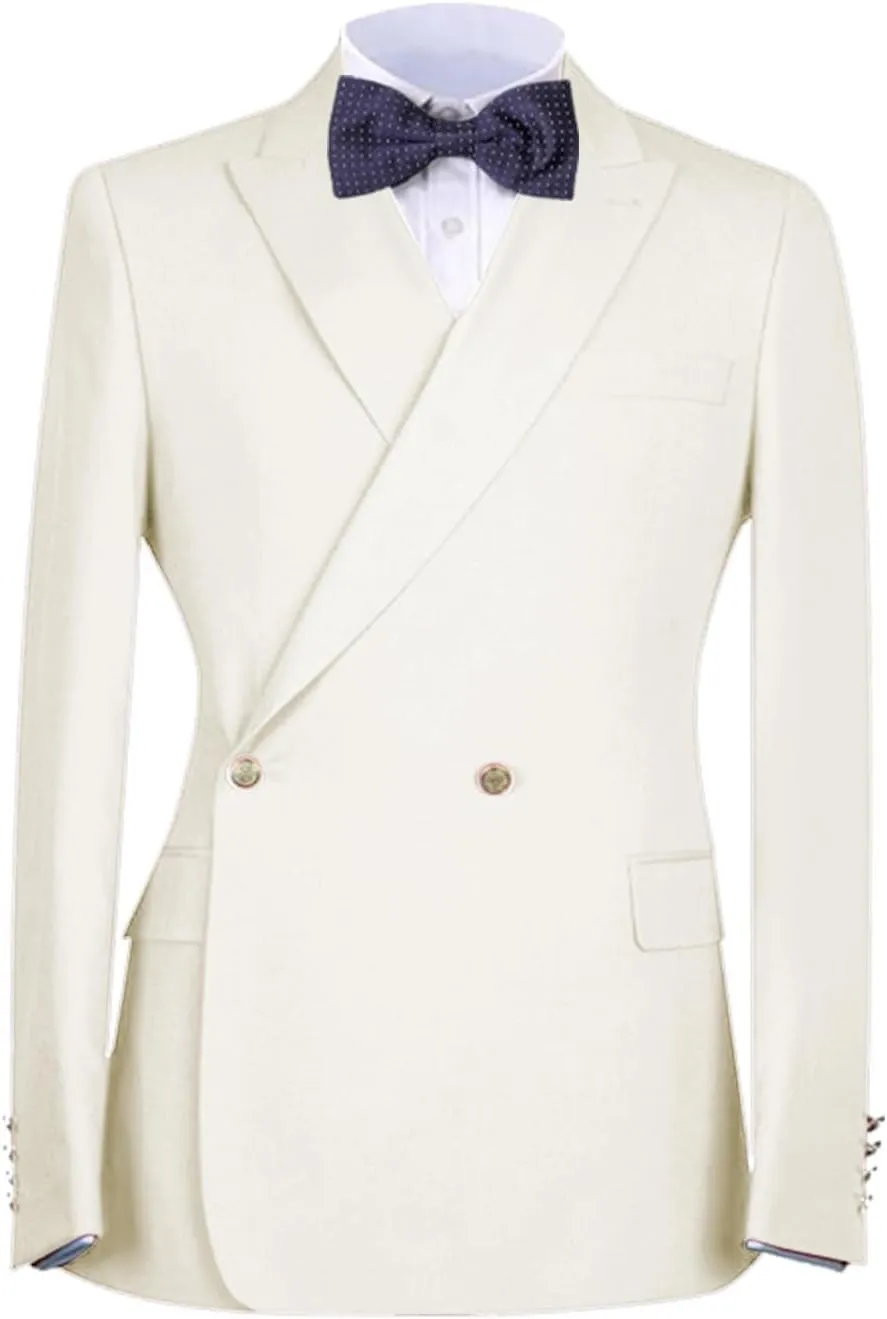 Mens Tuxedo Jackets Slim Fit Suit Blazer for Men Double Breasted Homecoming Prom Suit Separate Blazer