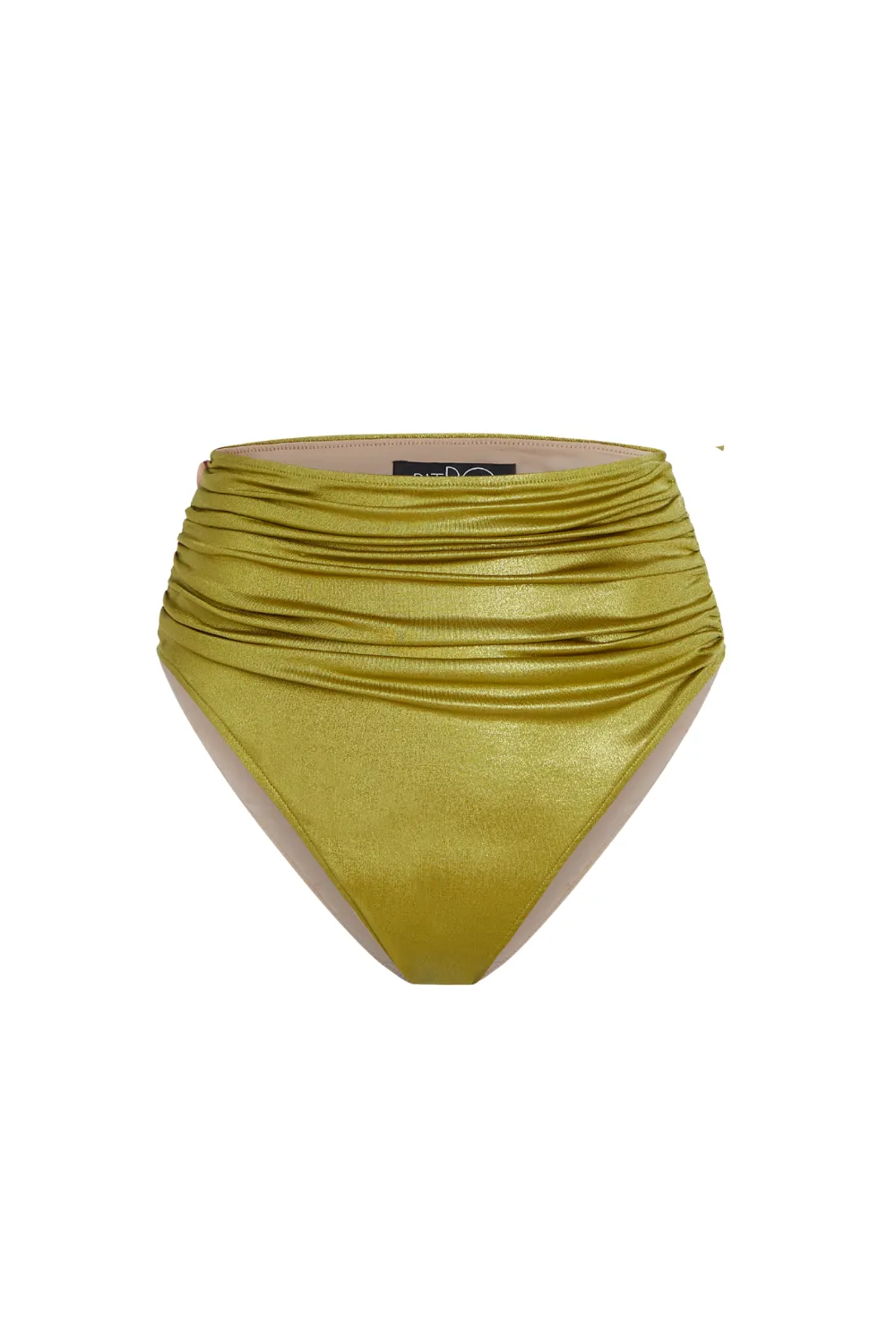 Metallic Jersey Bikini Bottom