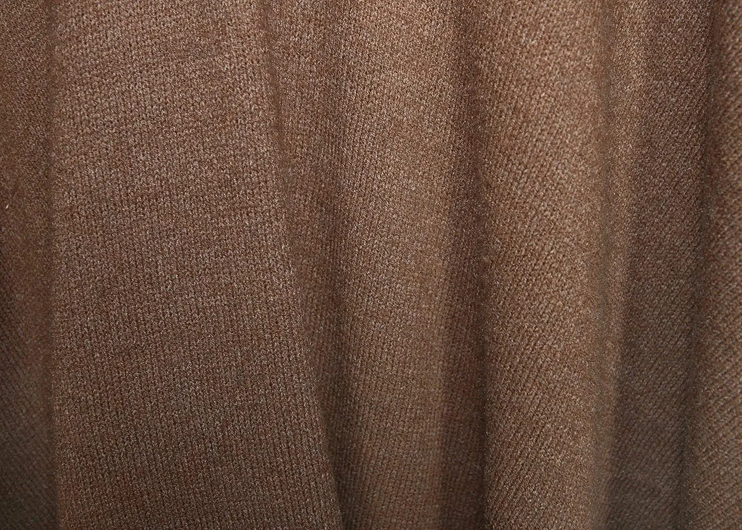Modena Women's ExtraSoft Fine Knit Pullover Poncho. Sleeveless, Open Sides. V Neck Easy On and Off.