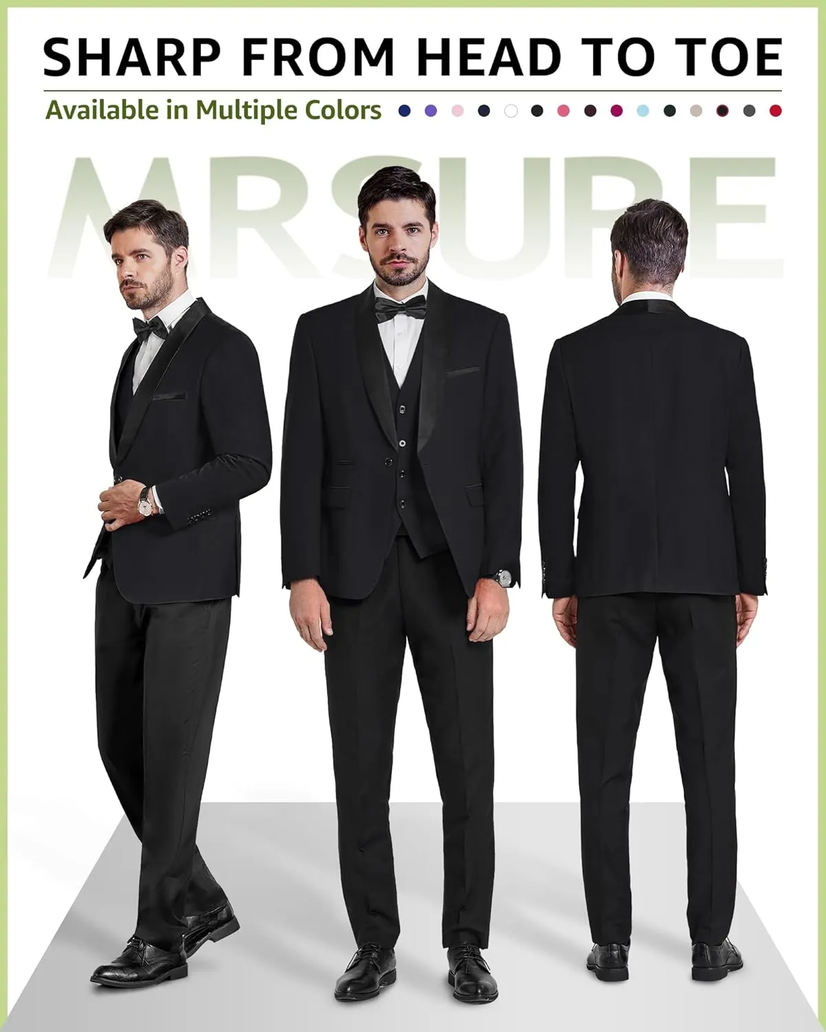 MrSure Men's Casual Blazer One Button Shawl Lapel Jacket, Lightweight Coats for Wedding Party