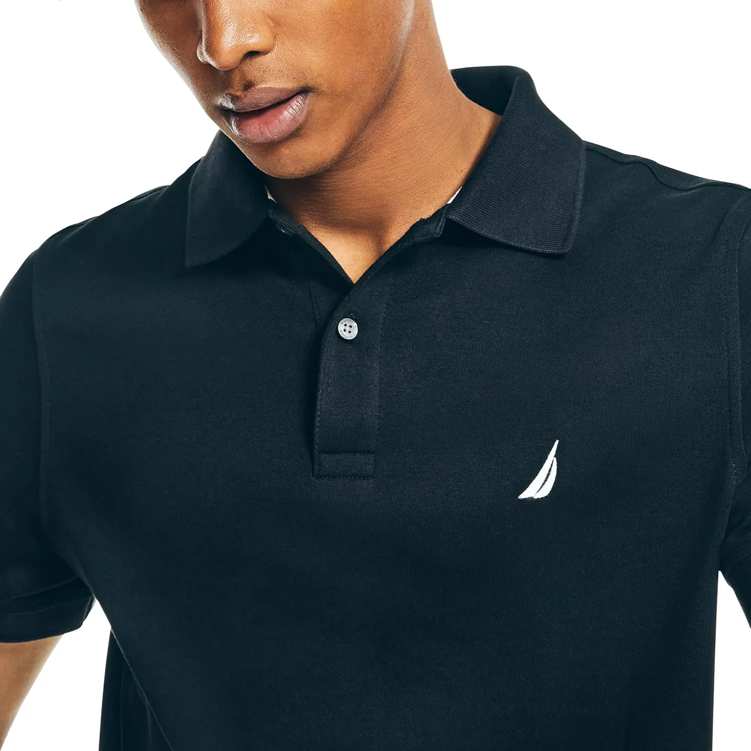 Nautica Men's Classic Fit Interlock Polo