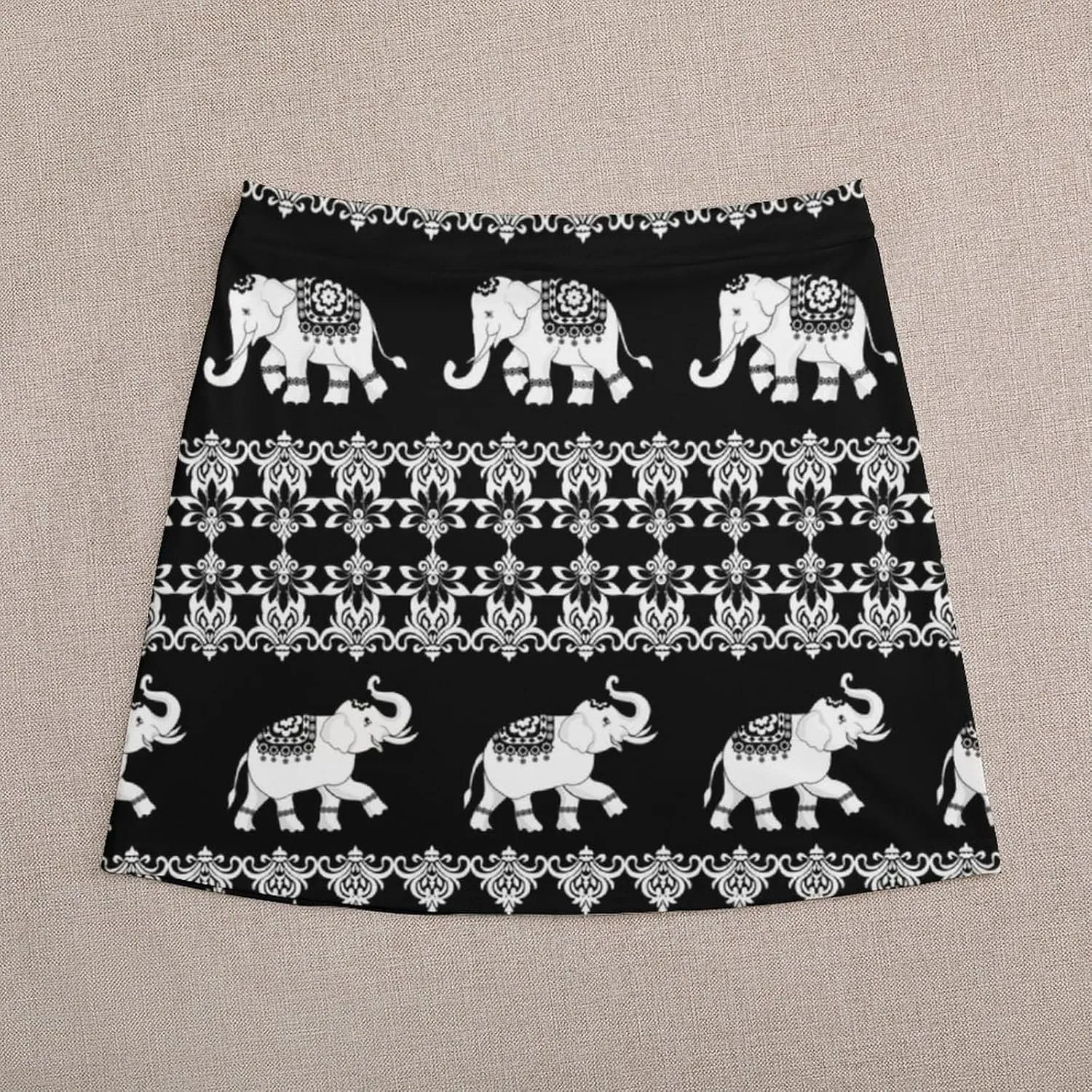 New Elephant Print Short Skirt Womans Athletic Skorts Golf Skirts High Waist Breathable Exercise Skort Athletic