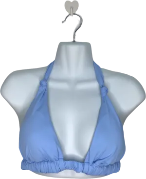 Next Blue Halter Neck Bikini Top UK 12