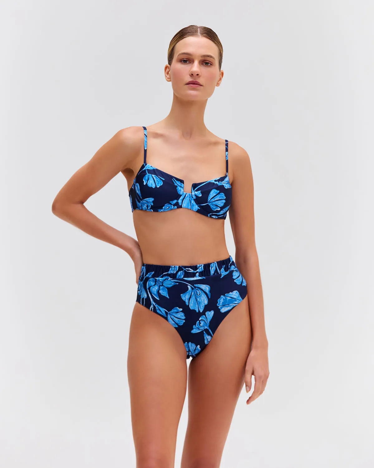 Nightflower High Cut Bikini Bottom