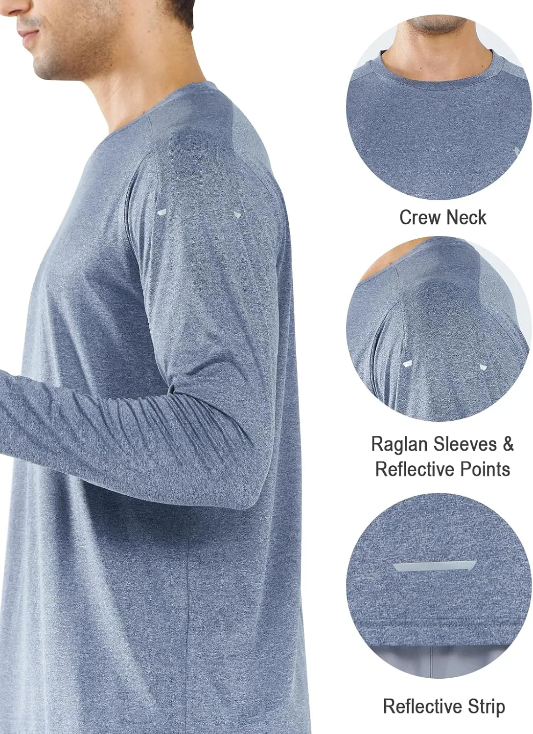 NORTHYARD Men's UPF 50  Sun Protection Shirts Long Sleeve Quick Dry Lightweight Shirt Fishing Hiking Rash Guard UV SPF
