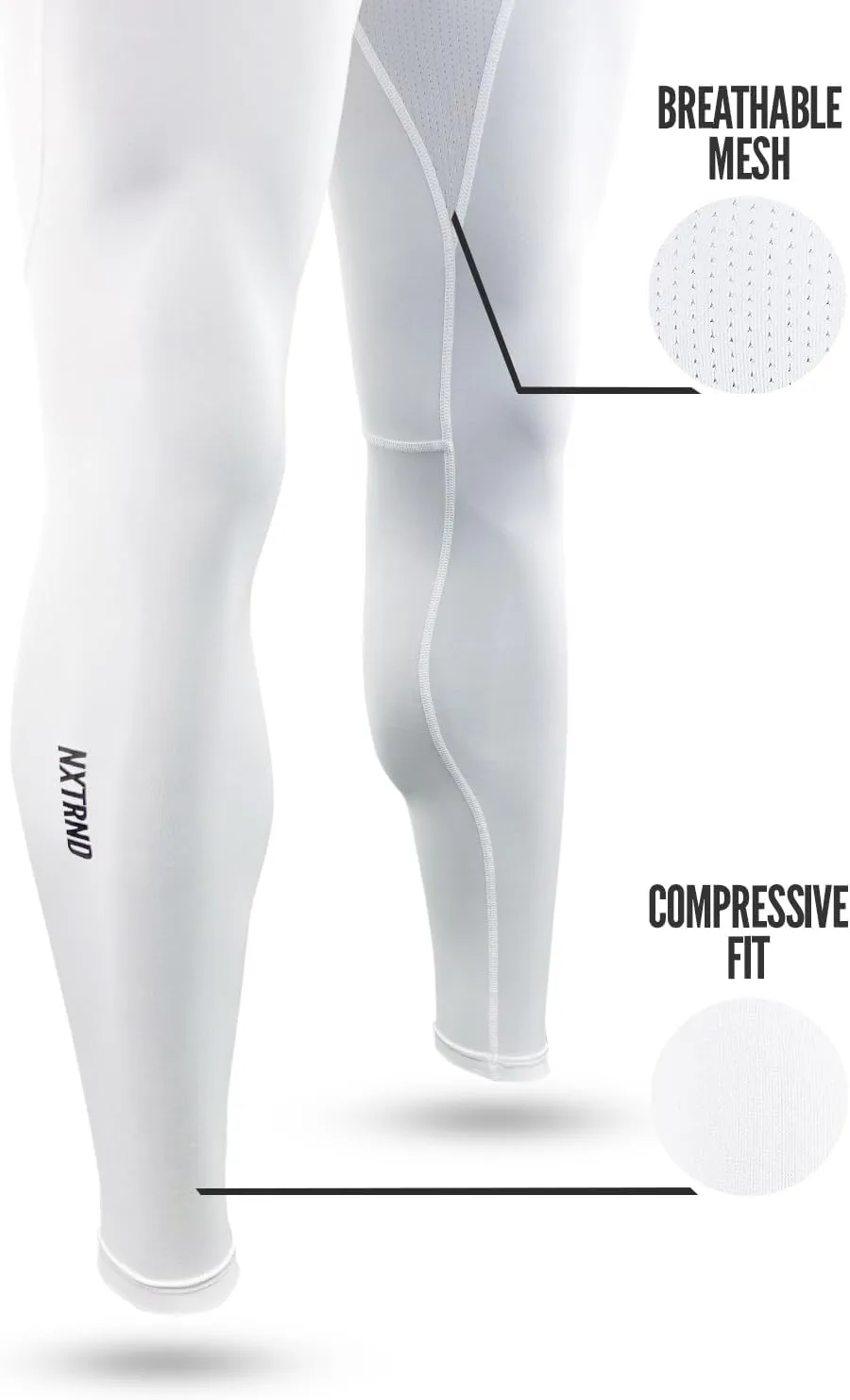Nxtrnd Core Men's Compression Pants, Tights for Football