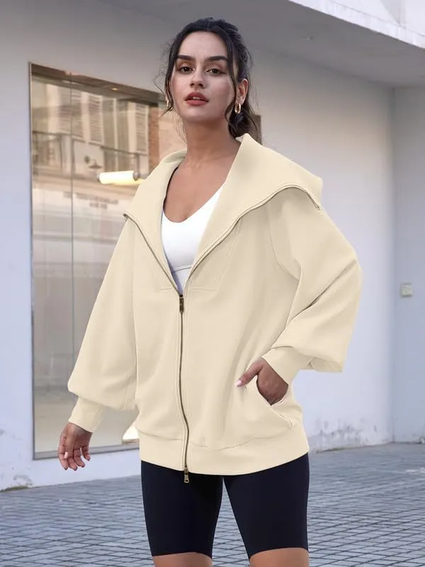 Oversized Sweatshirt For Women 2023 Fall Clothes Hoodies Y2K Jackets Trendy Sweater For Teen Girls JNZJK009