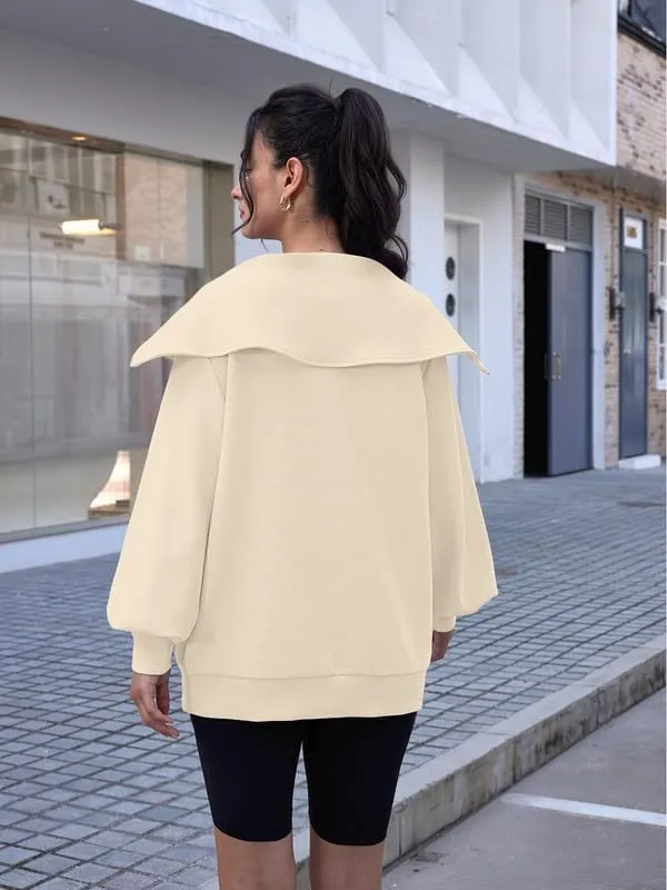 Oversized Sweatshirt For Women 2023 Fall Clothes Hoodies Y2K Jackets Trendy Sweater For Teen Girls JNZJK009